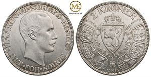 2 kroner 1915 Haakon VII. Kv.0/01