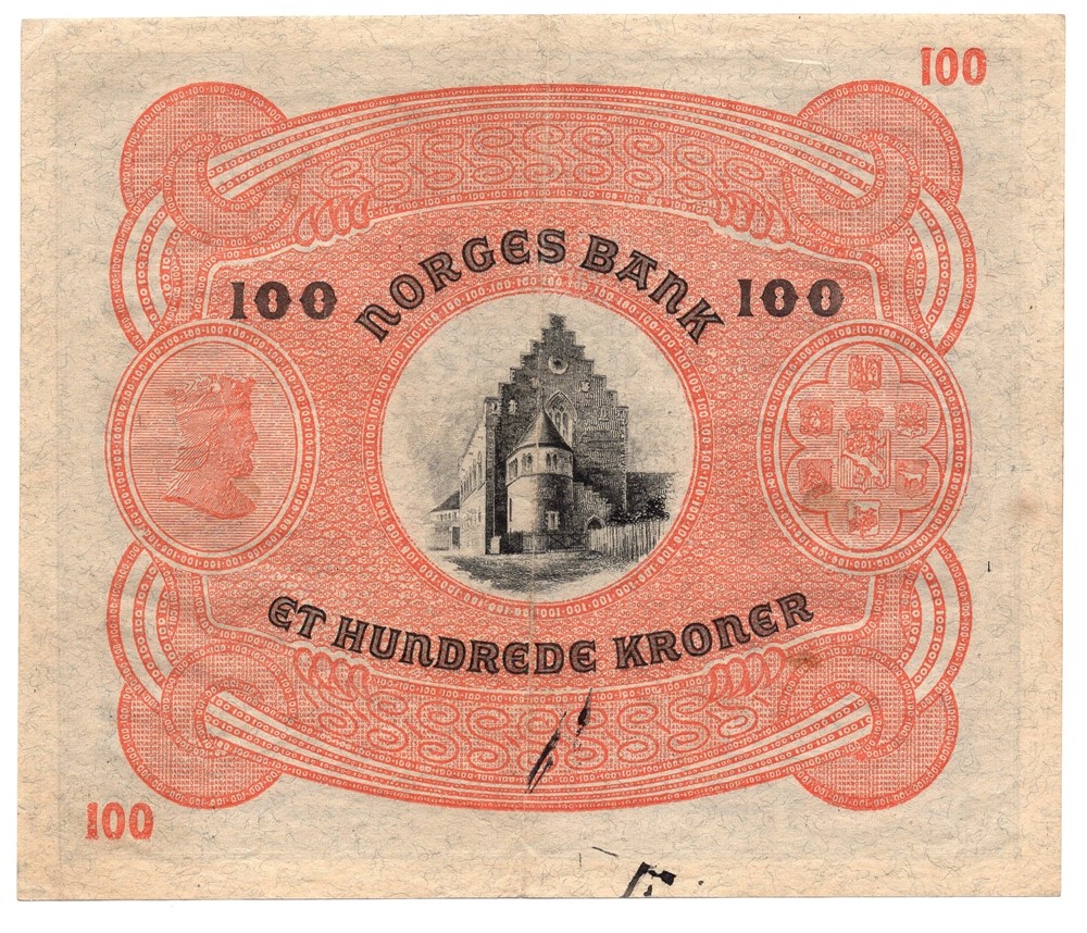 100 kroner 1921. A.4290192. Kv.1+