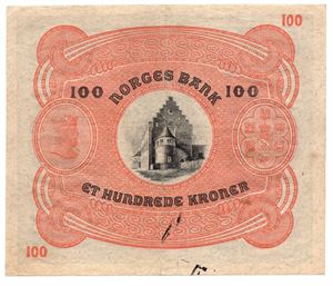 100 kroner 1921. A.4290192. Kv.1+