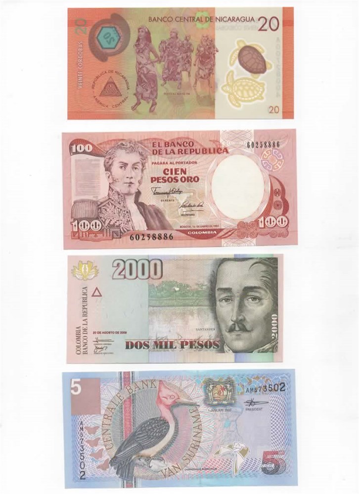 Sør Amerika/Carribbean 15 forskjellige kv. 0