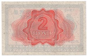 2 kroner 1942 B.7605520. Kv.0