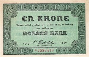 1 krone 1917 c ex. OMH 20.11.10