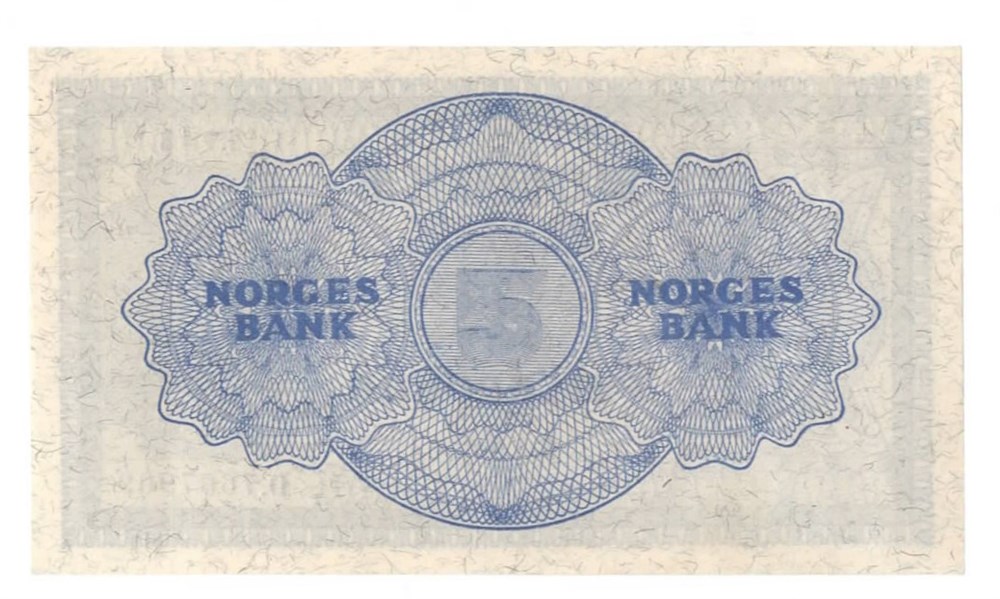 5 kroner 1948 D kv. 0/01