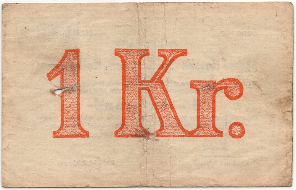 1 krone 1949/50 Serie Cc. Store Norske Spitbergen. Kv.1/1-