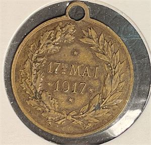 17 mai medalje 1917 JA 70 kv 1+