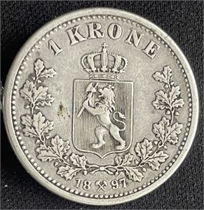 1 krone 1897 Kv.1/1+