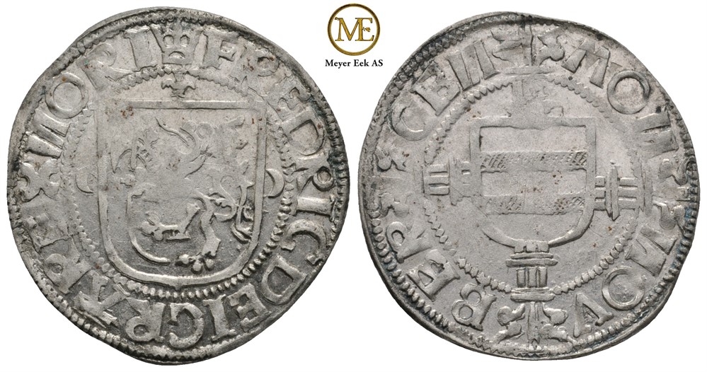 Skilling u/år Frederik I (1524-1533) Kv.01