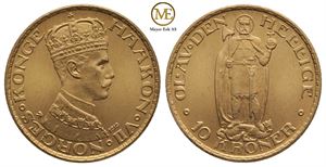 10 kroner 1910 Haakon VII. Kv.0