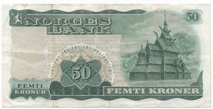 50 kroner 1969 Z.0214802. Kv.1-