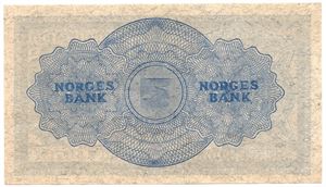 5 kroner 1945 A.6407137. Kv.0/01