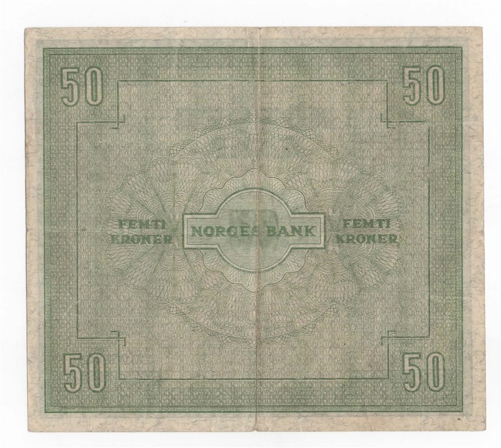 50 kroner 1945 A kv. 1/1-
