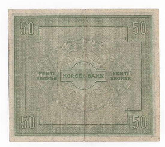 50 kroner 1945 A kv. 1/1-