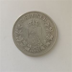 2 kroner 1888