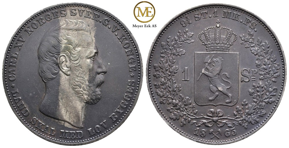 Speciedaler 1865 Carl XV. Kv.01
