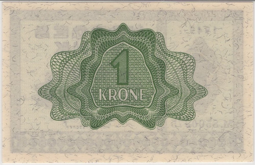 1 krone 1949 M.8500376 MS 66. Kv.0
