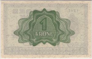 1 krone 1949 M.8500376 MS 66. Kv.0