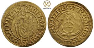 Gulden Edzard I u/år. (1491-1528) Kv.1/1+