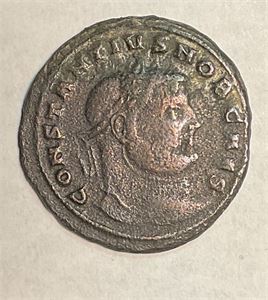 romerrike Constantius I 305-6  follis kv 1