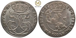 24 skilling 1747 Frederik V. Kv.01