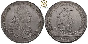 Reisedaler 1749 Frederik V. Kv.0/01