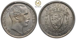 1 krone 1914 Haakon VII. MS64. Kv.0