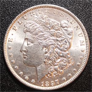 USA 1 dollar 1897 kv. 01