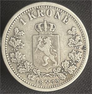 1 krone 1879 Kv.1