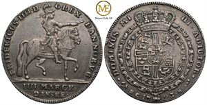 4 mark 1723 Frederik IV. Kv.01