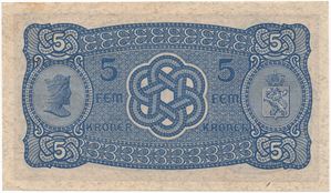 5 kroner 1938 R.0578881. Kv.0/01