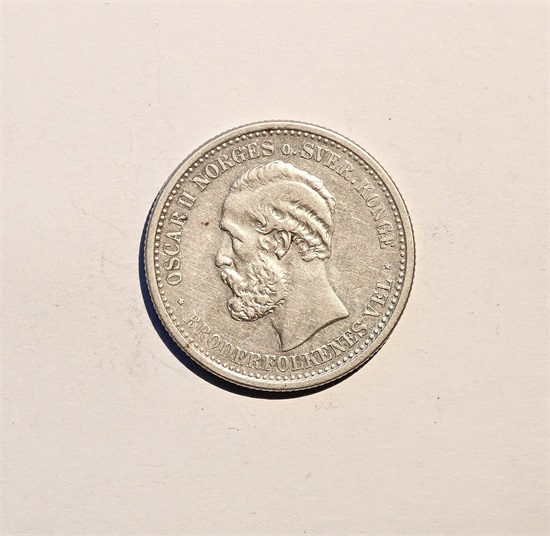 Norge 1 krone 1898 kv. 01
