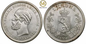 1 krone 1897 Oscar II. Kv.0