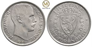 1 krone 1914 Haakon VII. Kv.0