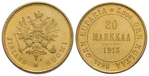 20 Markkaa 1913. Kv0/01