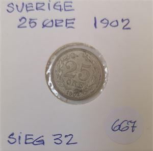 Sverige 25 øre 1902