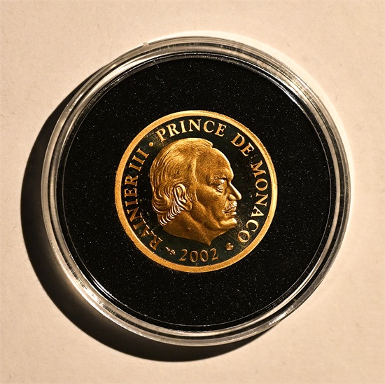 Monaco 20 euro 2002 kv. Proof