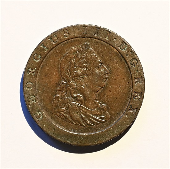 Storbritannia Georg lll Penny (17601820) 1797 kv. 1+/01