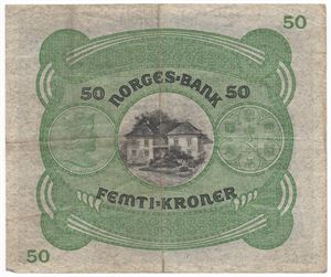 50 kroner 1927 A.9168257. Kv.1-