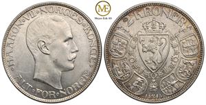 2 kroner 1915 Haakon VII. Kv.0/01