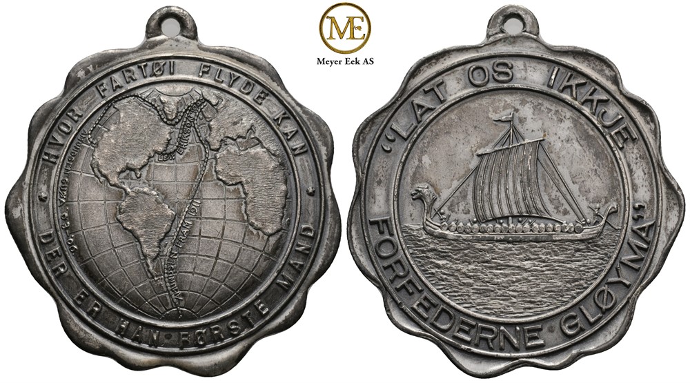 Polarmedalje om Amundsen og Fram 1911.
