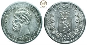 1 krone 1893 Oscar II. Kv.0