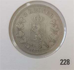 2 kroner 1892