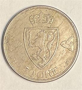 50 øre 1920 u/h kv 1