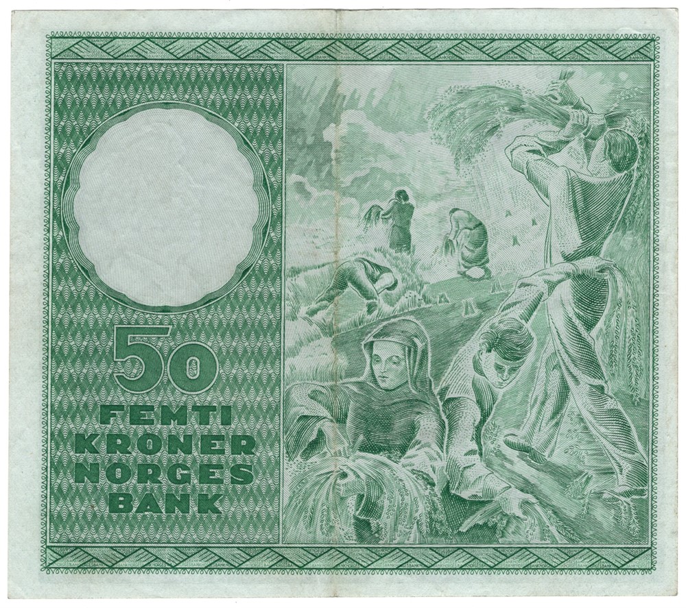 50 kroner 1958 C. Kv.1+/01