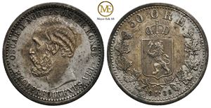 50 øre 1900 Oscar II. Kv.0/01