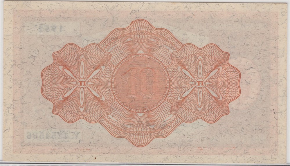 10 kroner 1952 V.4254506. Kv.0