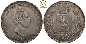 Speciedaler 1855 Oscar I. Kv.01