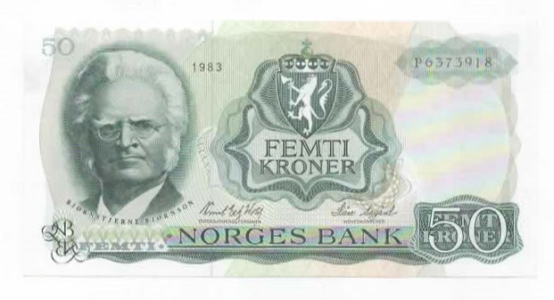 Norge 50 kroner 1983 P kv. 0