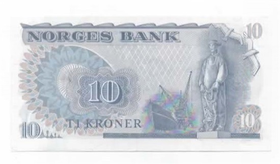 Norge 10 kroner 1981 HF kv. 0