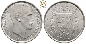 1 krone 1914 Haakon VII. Kv.0