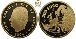 200 euro 2004 Spania. Euro jubileum. Proof